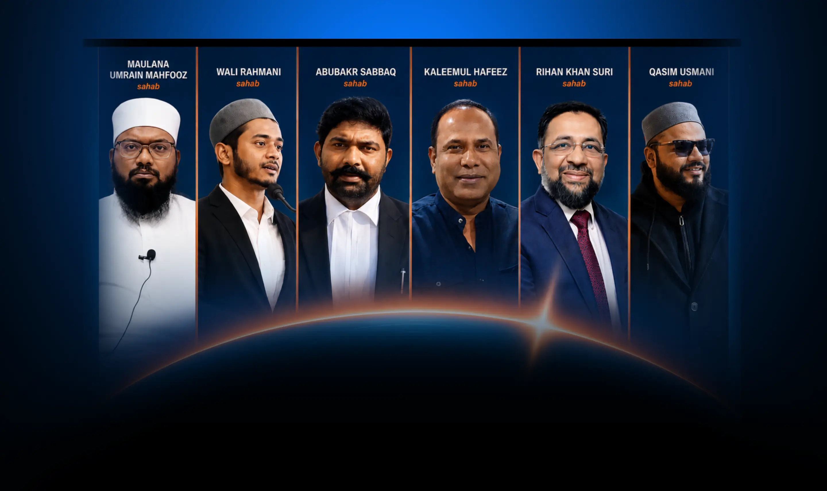 RISE speakers arc: Riddhi, Surendran, Dhruv, Siddharth, Russell, Ankur, Aakanksha and Sneh